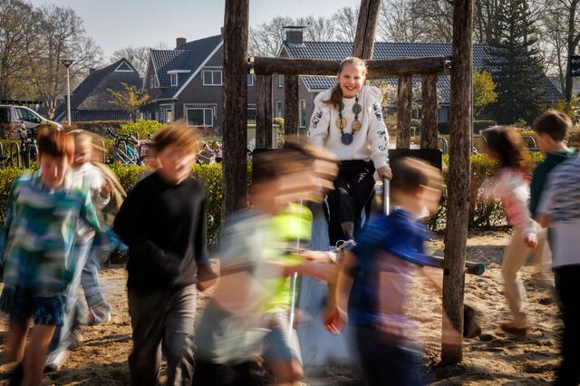 Kinderburgemeester Femke Klaassen.