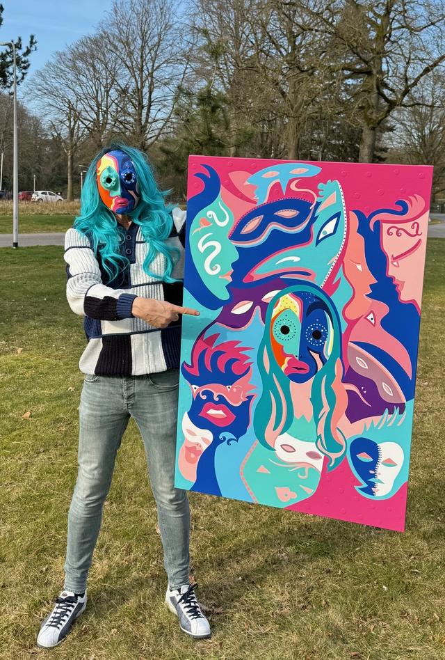 Omwille van gelijkheid werken Toyisten onder pseudoniem en dragen ze maskers wanneer ze naar buiten treden.