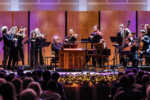 Daniël Lohues deed in december opnieuw een reeks optredens met Holland Baroque.