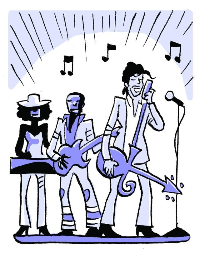Prince in 'Off the record'.