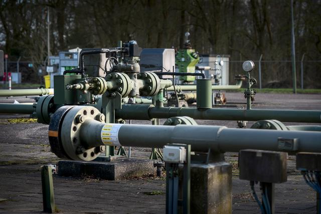 De inmiddels gesloten gaslocatie bij Eleveld.