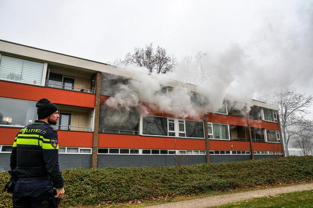 Brand aan de Tammingecamp in Emmen.