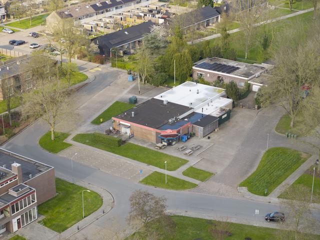 Een deel van de wijk Bornholm, met daarin snackbar ‘De Smulkeet’