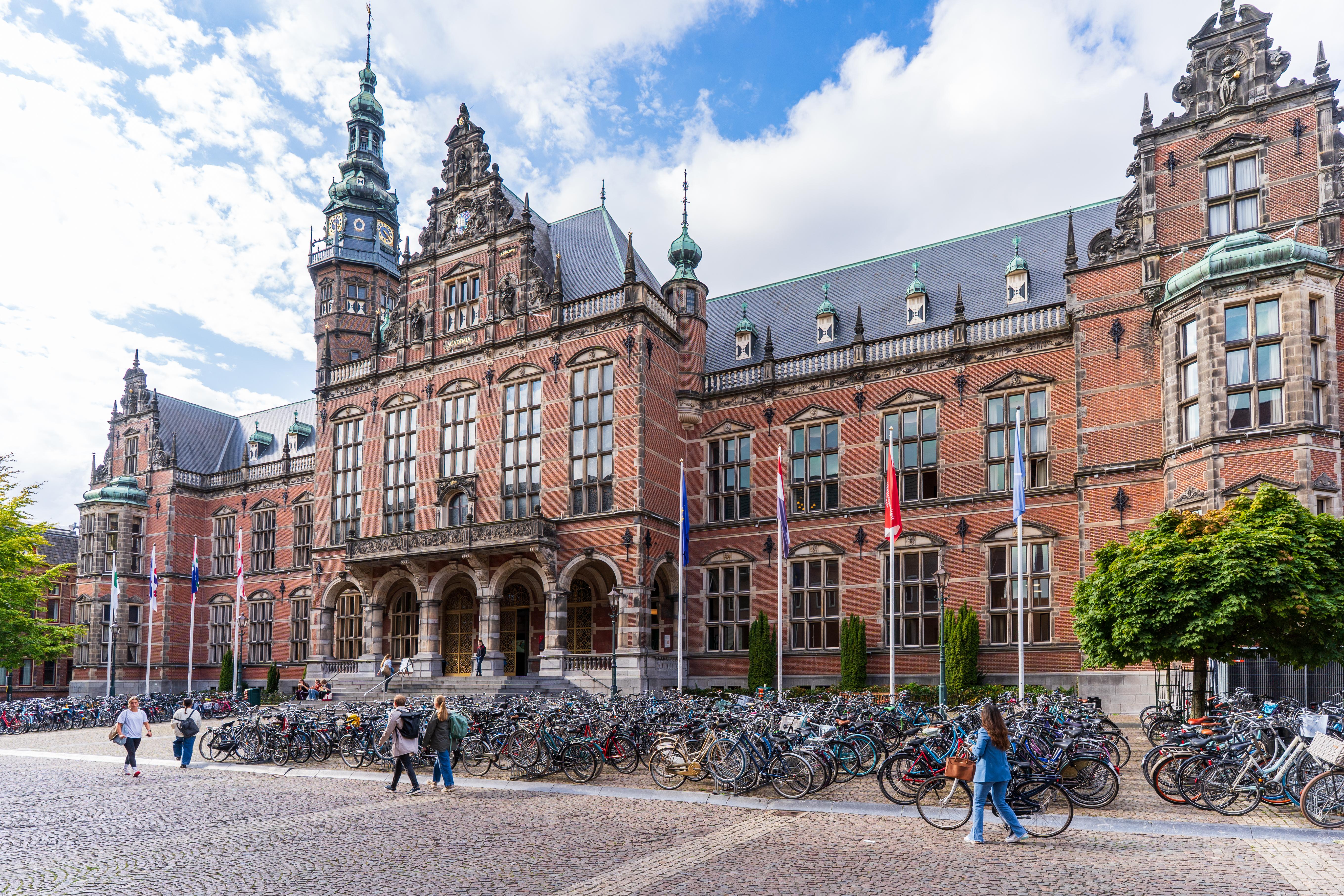 Academiegebouw van de Rijksuniversiteit Groningen.