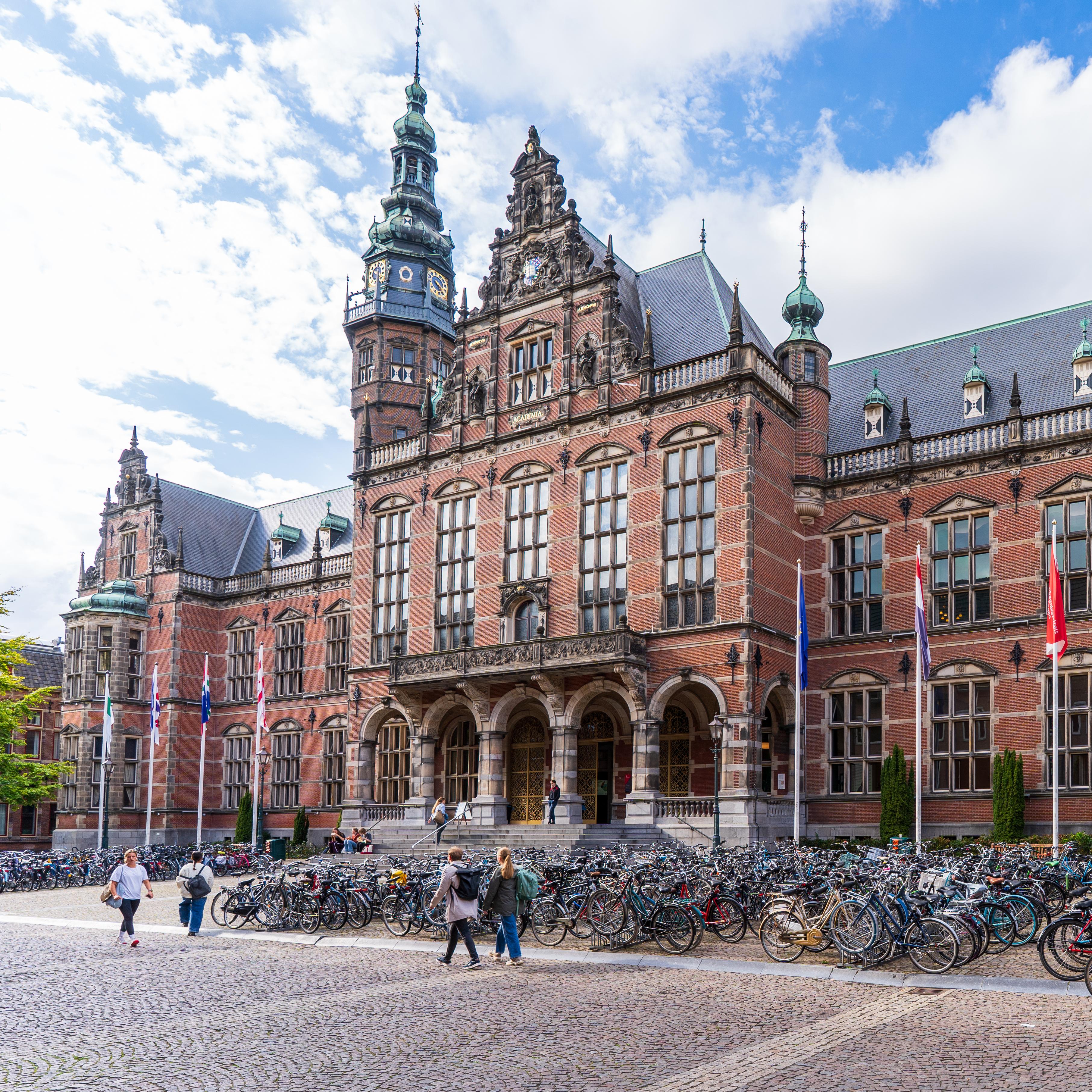 Academiegebouw van de Rijksuniversiteit Groningen.