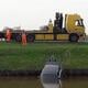 Zo werd de auto van Ralf Meinema in het Stieltjeskanaal aangetroffen. Foto: Politie