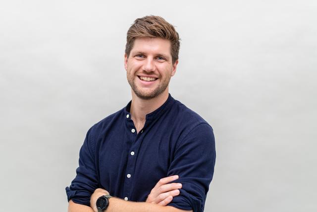 Thomas van Til uit Ten Post is gelukkig in de wereld van de start-ups in Amsterdam.