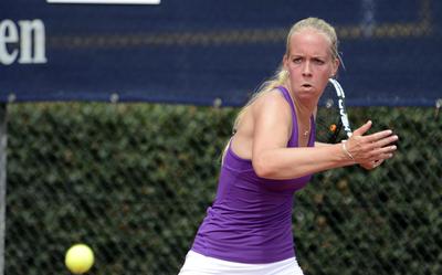 Danielle Koetje in actie op een eerdere editie van het TAM-toernooi, dat ze in 2016 won. 