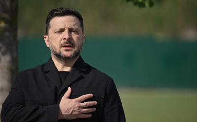De Oekraïense presidentVolodymyr Zelensky.