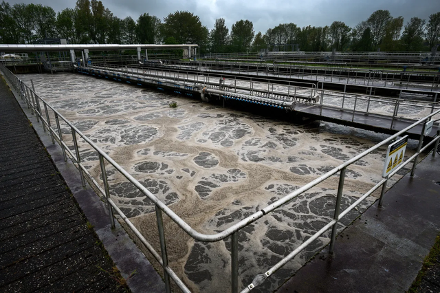 Waterzuivering van Waternet in Nederhorst Den Berg.