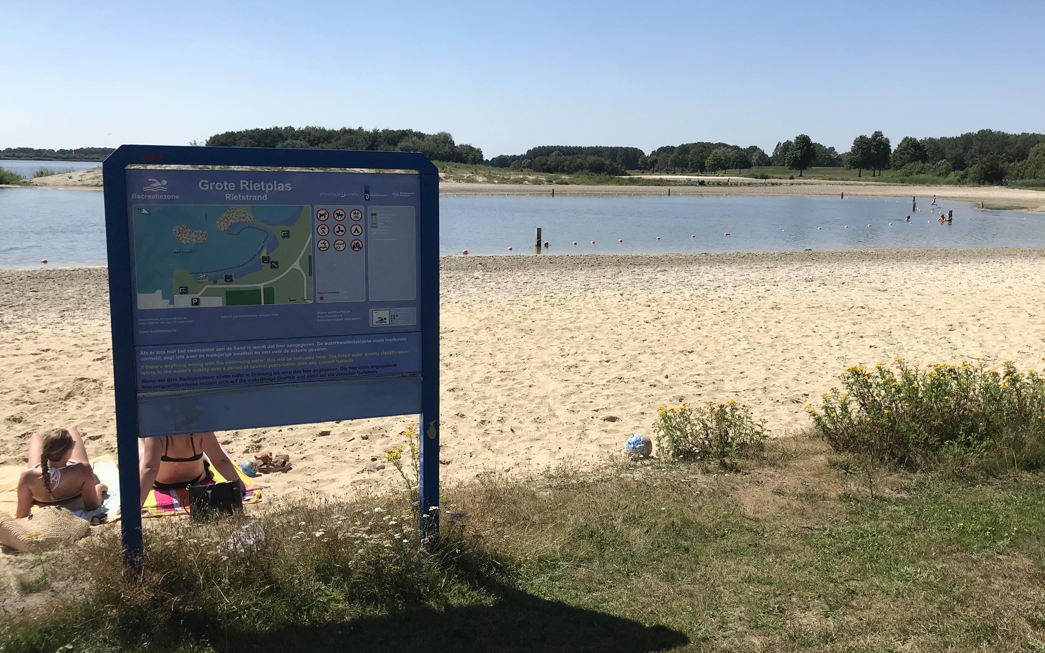 De Grote Rietplas in Emmen. 