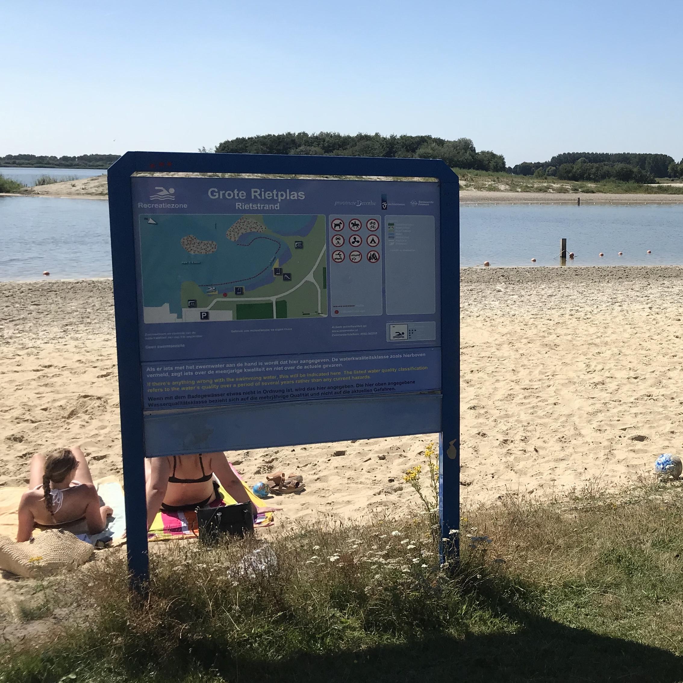 De Grote Rietplas in Emmen. 