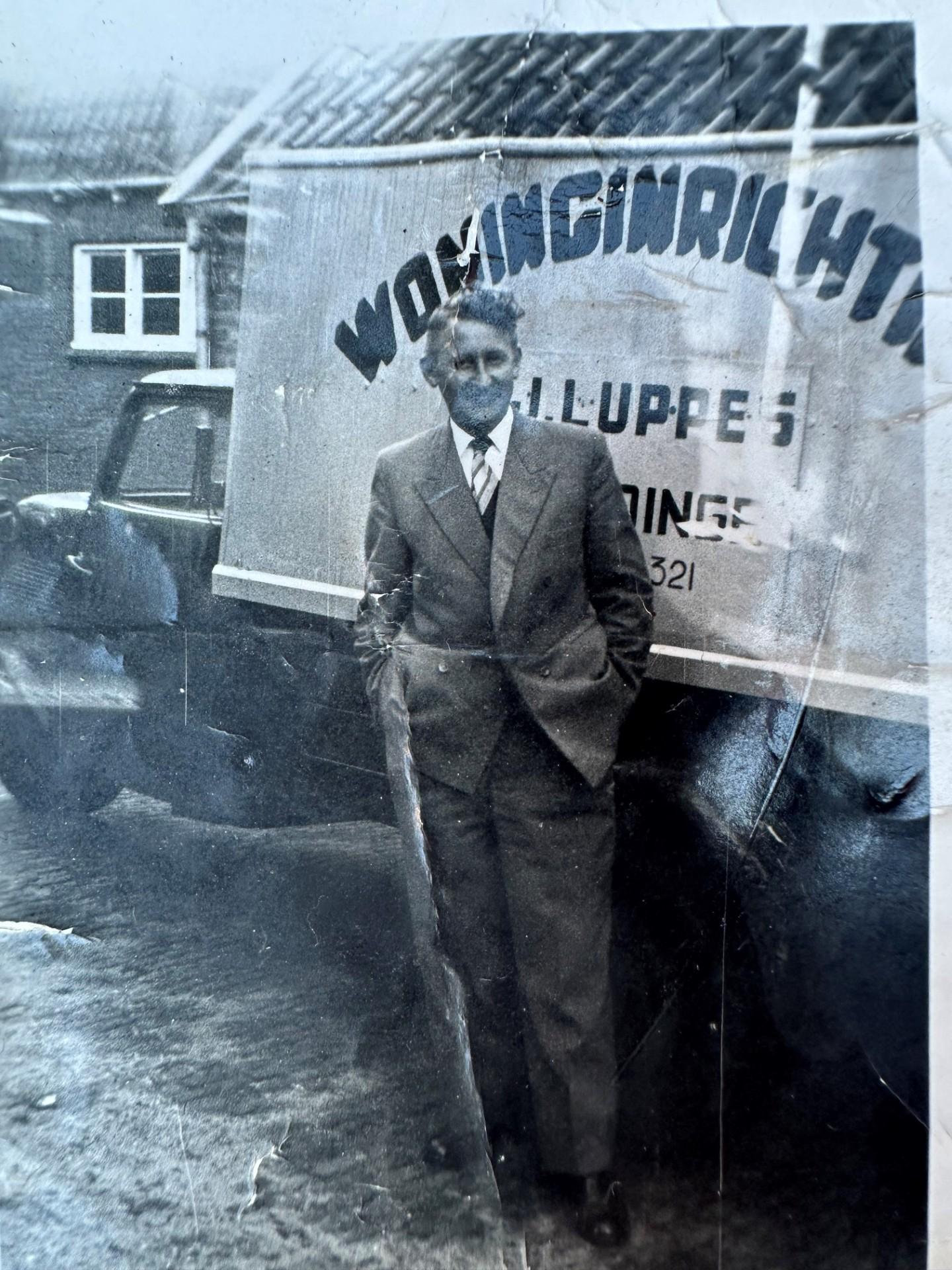 Joh Luppes, de man die in de jaren vijftig de zaak overnam.