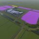 Impressie van de nieuwe fabriek op bedrijventerrein Riegmeer.