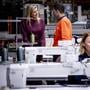 Koningin Máxima bezoekt de fabriek van Vepa in Hoogeveen.