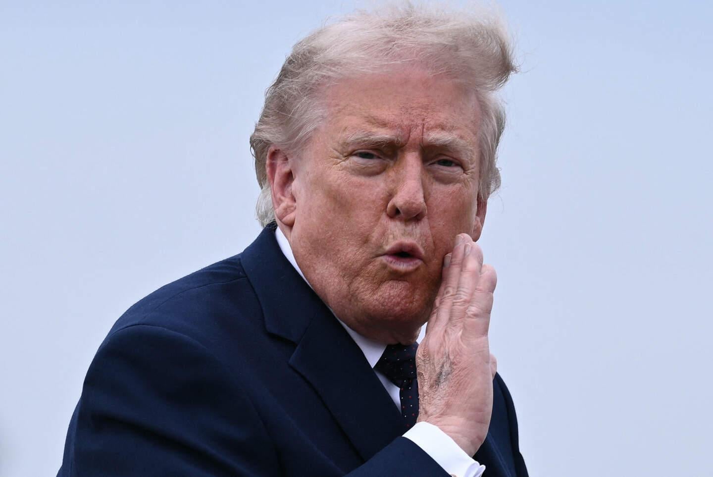 De Amerikaanse president Donald Trump.