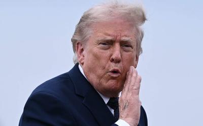 De Amerikaanse president Donald Trump.