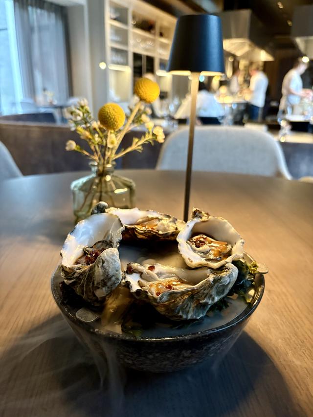 De oesters zijn voortreffelijk.
