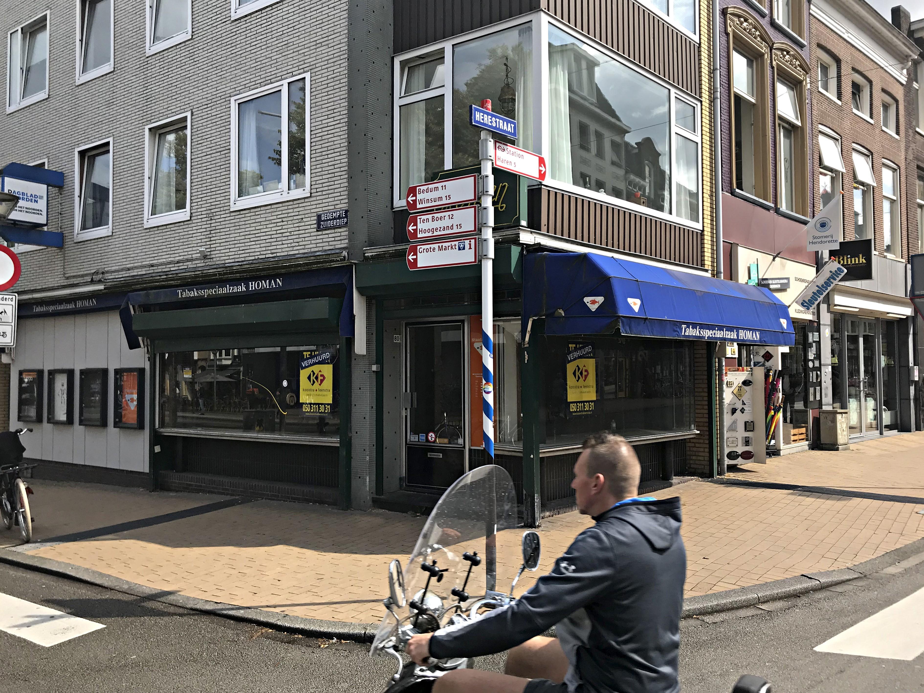 Ook in de voormalige sigarenzaak aan het Gedempte Zuiderdiep komt Asian Streetfood.