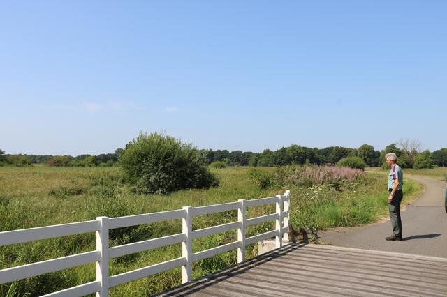 Boswachter Kees van Son wordt blij van het gesnoeide landschap bij Taarlo. 