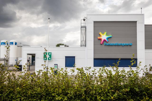 De fabriek van FrieslandCampina in Beilen. 