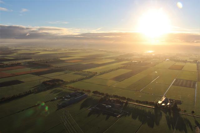 Blik vanuit de luchtballon