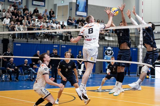 Orion-vedette Wouter ter Maat (nummer 8) bezorgde Lycurgus veel meer problemen dan in Doetinchem.