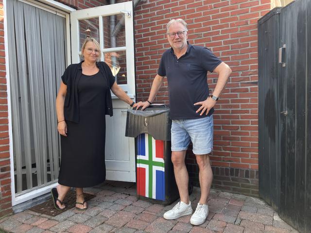 Irma Doff met haar partner Eric Schreurs.