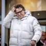 Marco Borsato bij de rechtbank in Utrecht, waar de rechtszaak plaatsvond. 