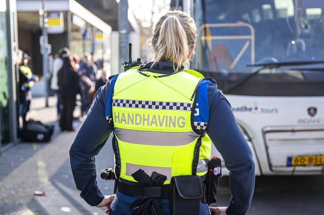 Boa's bij het station van Emmen.