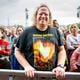 Superfan Tim Herold (34) uit Darmstadt stond als allereerste vooraan bij Snow Patrol.