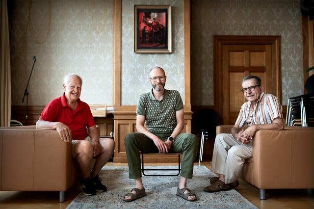 De drie directeuren die KAW in een halve eeuw heeft gehad: Henk Boldewijn (links), Reimar von Meding (midden) en Marcel Tankink.