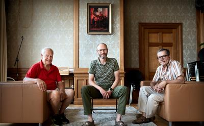De drie directeuren die KAW in een halve eeuw heeft gehad: Henk Boldewijn (links), Reimar von Meding (midden) en Marcel Tankink.