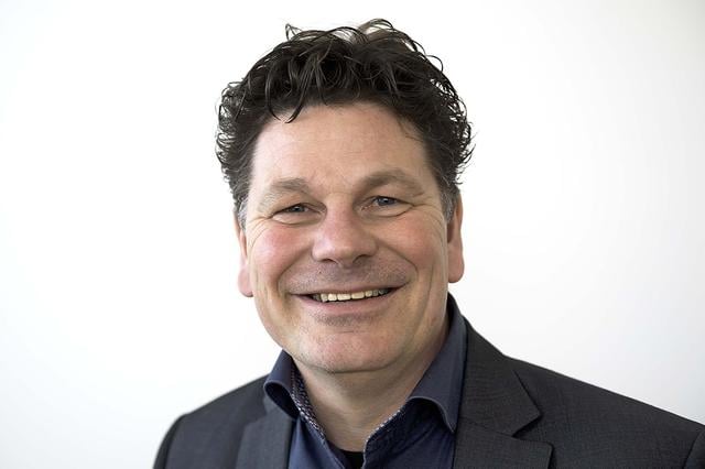 René Wittendorp, CDA-voorman, in ogenschijnlijk vrolijker tijden.