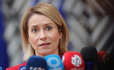 EU-buitenlandchef Kaja Kallas. 