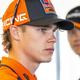 Moto2-coureur Collin Veijer uit Staphorst, met Zonta van den Goorbergh op de achtergrond.
