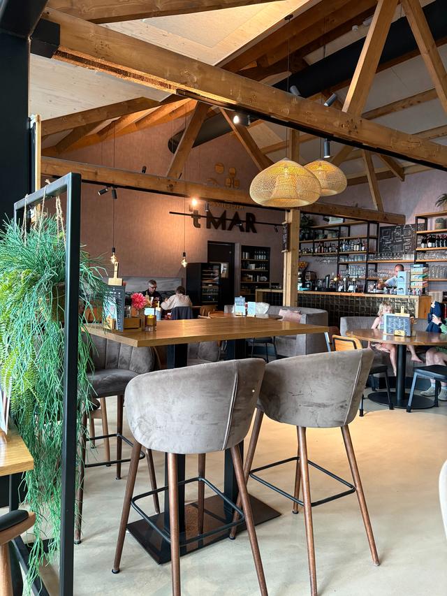 Het interieur.