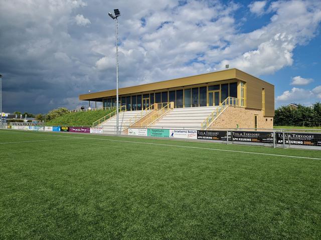 Het nieuwe complex van sv Bedum.