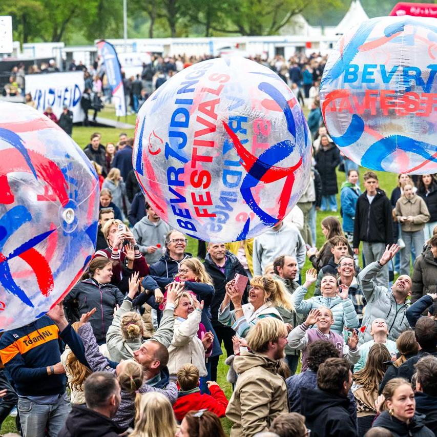 Het Bevrijdingsfestival in Assen.