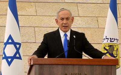De Israëlische premier Benjamin Netanyahu.