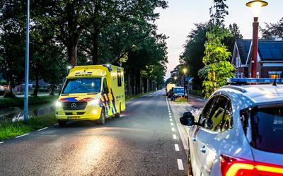 Een scooterrijder werd aangehouden voor rijden onder invloed van drugs na een botsing met een fietser.
