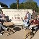 Al voorpret voor het Emmer terrassenfestival Terraza. Van links naar rechts Nadine Holtkamp (Annadin Events), Gerbert Junoy Montolio (restaurant Barcelona), Leonie Pluyter (Beau Business Events), Jeffrey Mol (De Organisatoren), Esther Binnenmars (Charlie's Churros), Joey Borsje (Charlie's Churros), Enzo Davelaar (De Organisatoren), Ruben Neehoff (De Organisatoren). 