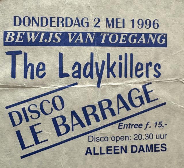 Alleen voor dames: een optreden van The Ladykillers. 