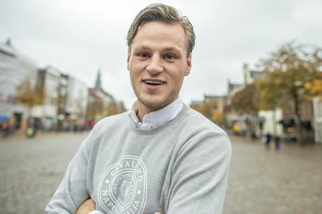 Yoran Popovic kort voor zijn vertrek naar de Verenigde Staten in 2021.