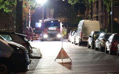 Door een gaslek in de buurtkringloop in de Groningse Lauwersstraat, zijn straten afgezet en huizen ontruimd.