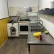 De gezamenlijke keuken van een kamerverhuurpand op de begane grond. Foto: DVHN