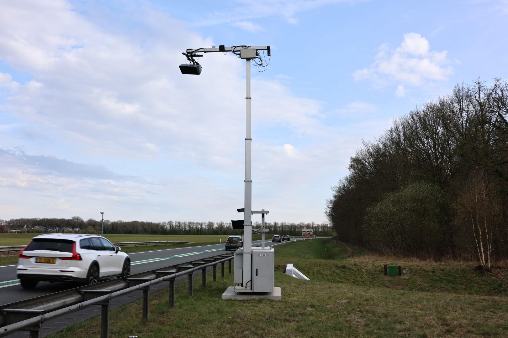 Focusflitser op de N34 bij Annen (richting Gieten en Emmen)