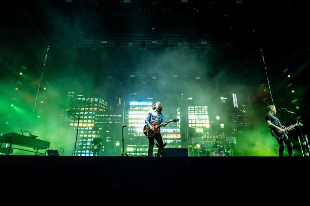 Snow Patrol tijdens Summerstage in Groningen. 