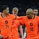 Teun Koopmeiners, Tijjani Reijnders, Jan Paul van Hecke, Donyell Malen en Cody Gakpo (v.l.n.r.) werken met Oranje toe naar het WK. 