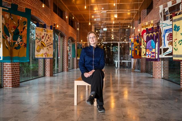 Directeur Marjan Brouwer van Museum Klooster Ter Apel.